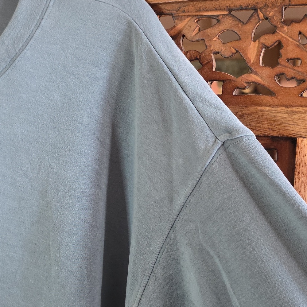 🌟 Casual Green Long Sleeve Sweatshirt - Picture 4 of 6